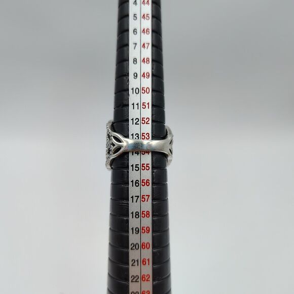 Pandora ALE Sterling Silver 925 CZ Shimmering Lace Ring Sz 6.5 54 Retired - Picture 16 of 16